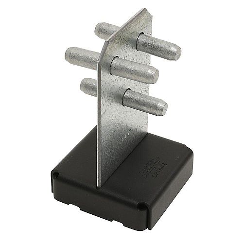 CPTZ ZMAX Galvanized Concealed Post Base for 4x4