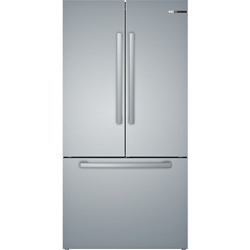 800 Series 36-inch 20.5 cu.ft. Smart Counter-Depth French Door Refrigerator with Home Connect in Stainless Steel - ENERGY STAR®