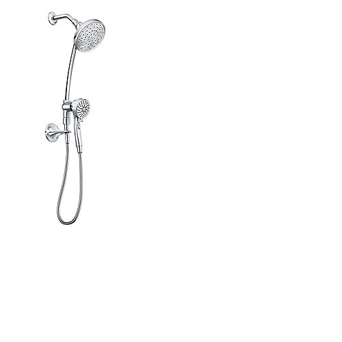 Attract Magnetix 6-function Handshower and Rainshower with Slidebar - Chrome