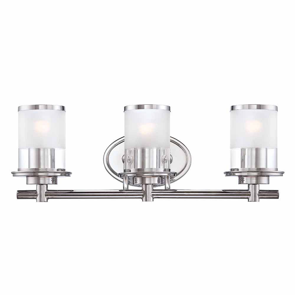 Designers Fountain 3 Light Bath Vanity Fixture In Chrome Finish The Home Depot Canada Designers Fountain 3 Light Bath Vanity, Bathroom Vanities Lights Home Depot