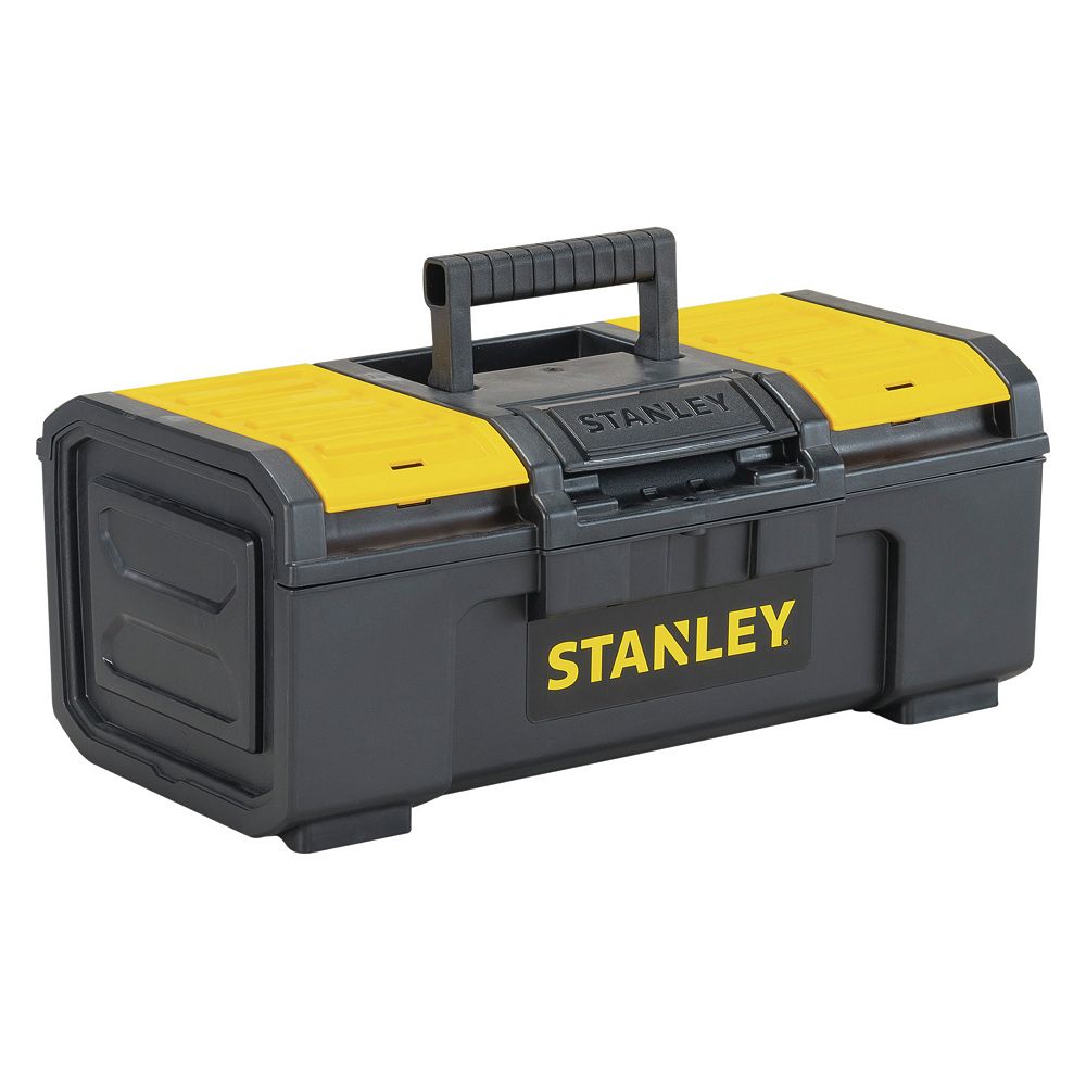 STANLEY 16-inch 1-Touch Latch Tool Box with Lid Organizers | The Home ...