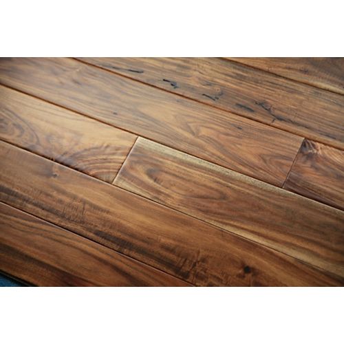 Engineered Hardwood Flooring The Home, Style Selections 5 In Natural Acacia Engineered Hardwood Flooring