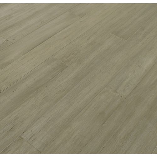 Handscraped Strand Woven Platinum Grey 1/2-in x 5-1/8-in x 72-in Engineered Bamboo Flooring (25.75 sq.ft/case)