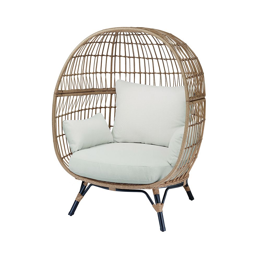 Hampton Bay Cayman Woven Egg Patio Chair | The Home Depot Canada
