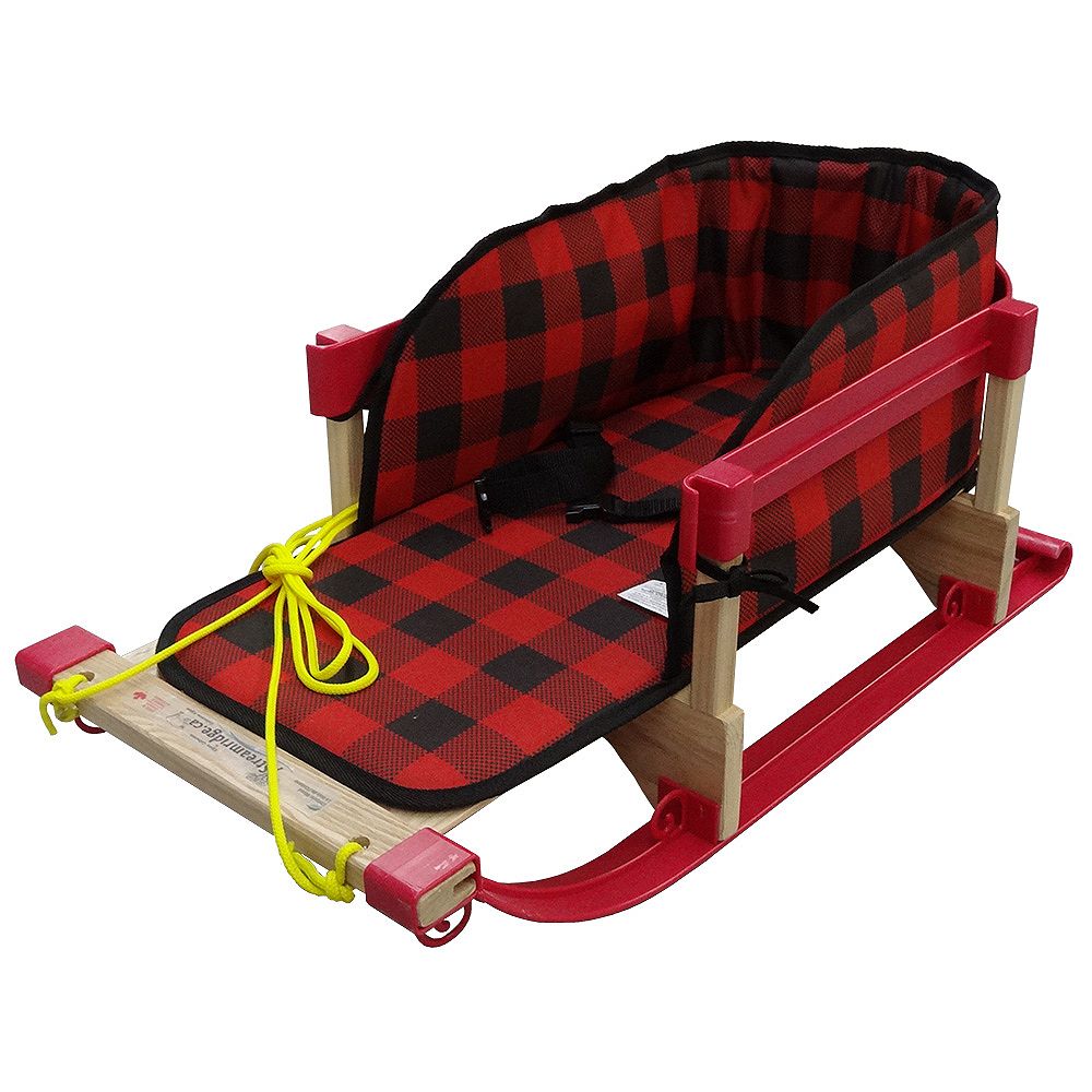 Streamridge Alpine Slasher Sleigh w/belted plaid pad - boxed | The Home ...