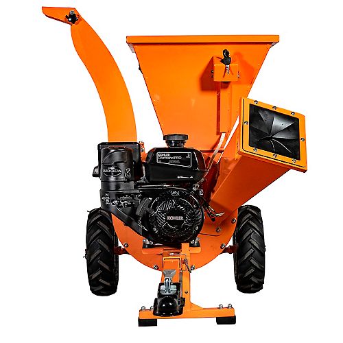 DK2 Power Kohler 7 HP Engine 3-inch Cyclonic Chipper Shredder with 3-Year Commercial Warranty