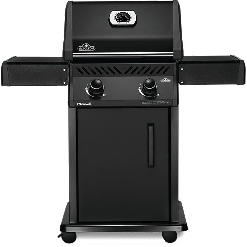 Rogue 365 2-Burner Propane Gas BBQ in Matte Black