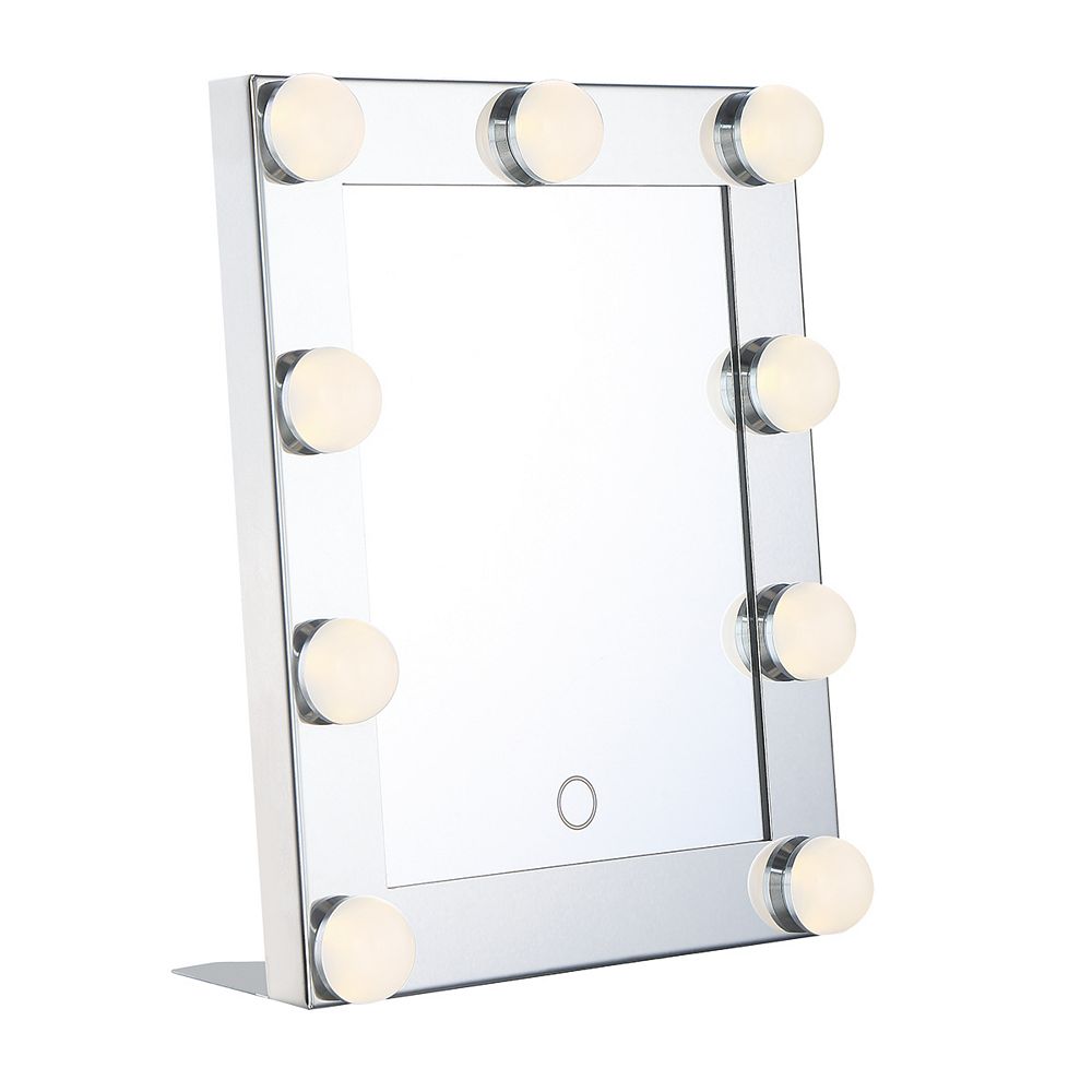 Eurofase Portable Mini Hollywood LED Mirror The Home Depot Canada