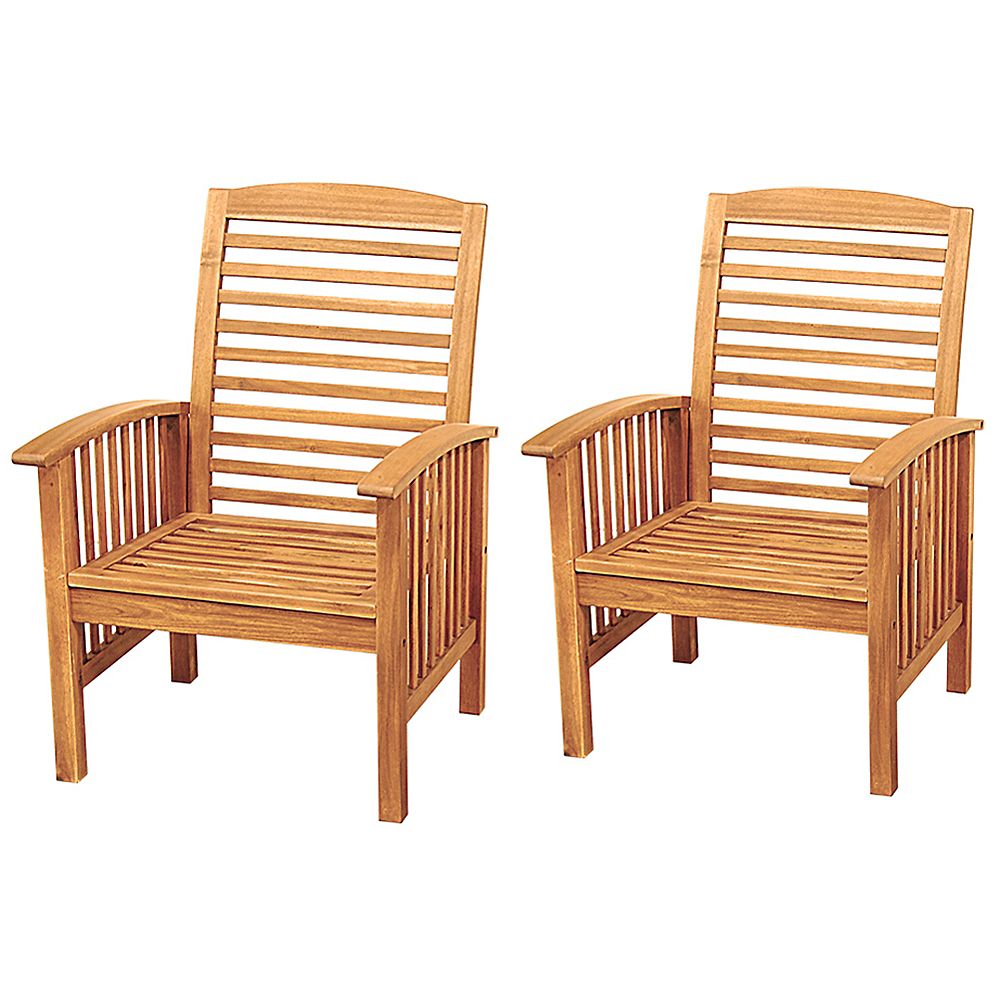 Acacia Outdoor Dining Chairs, Outdoor Wood Chairs Canada