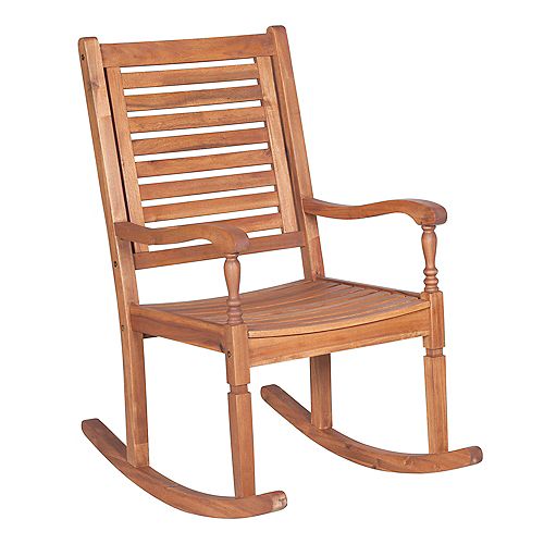 Welwick Designs Patio Rocking Chairs, Outdoor Wooden Rocking Chair Canada