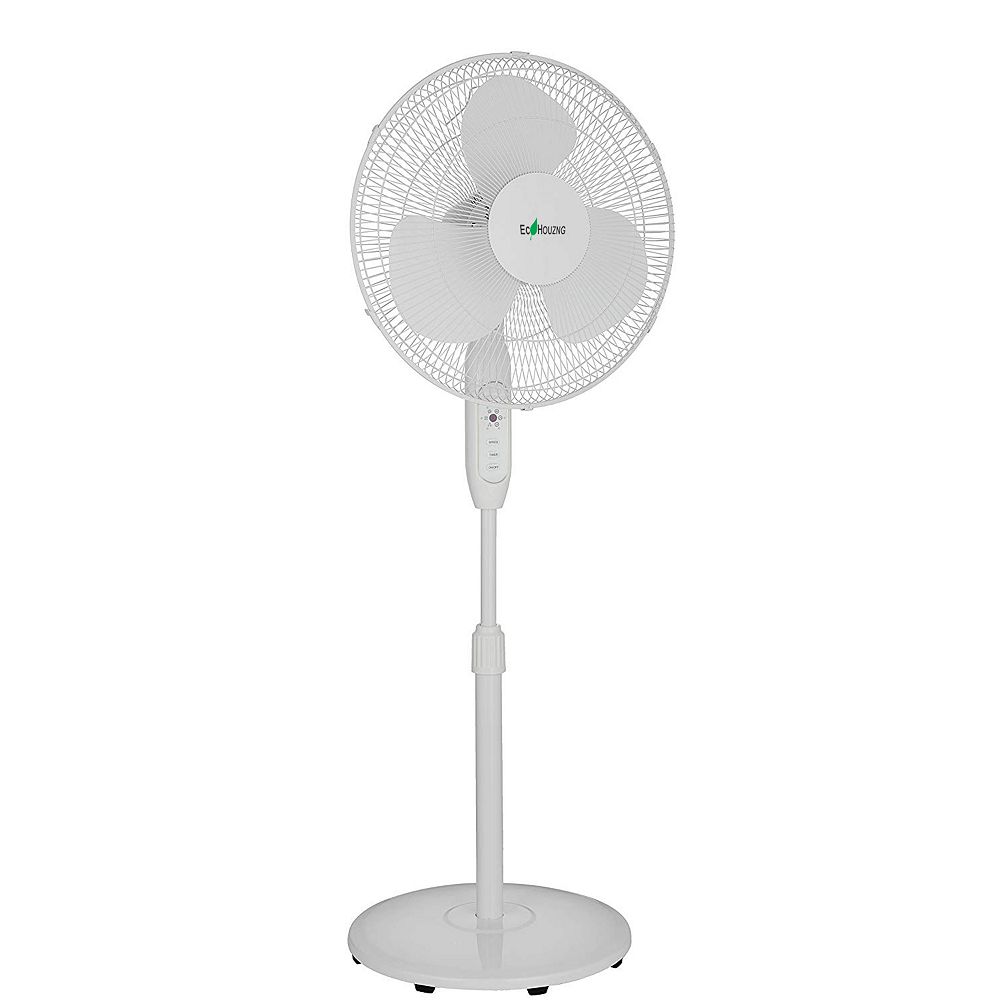 Ecohouzng dia16 inch Stand Fan with Remote | The Home Depot Canada
