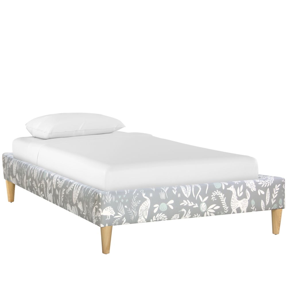 kids full platform bed