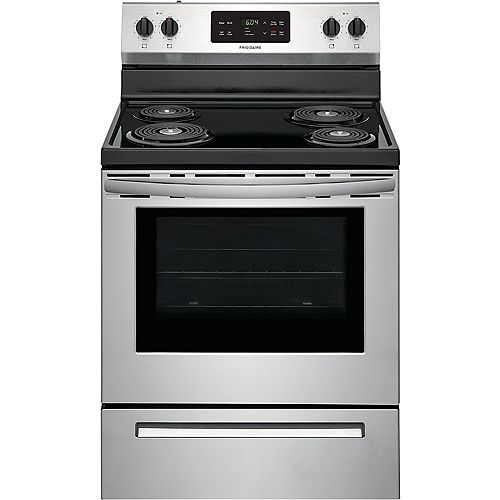 30-inch 5.3 cu. ft. Freestanding Electric Coil Range with Self Clean Oven in Stainless Steel