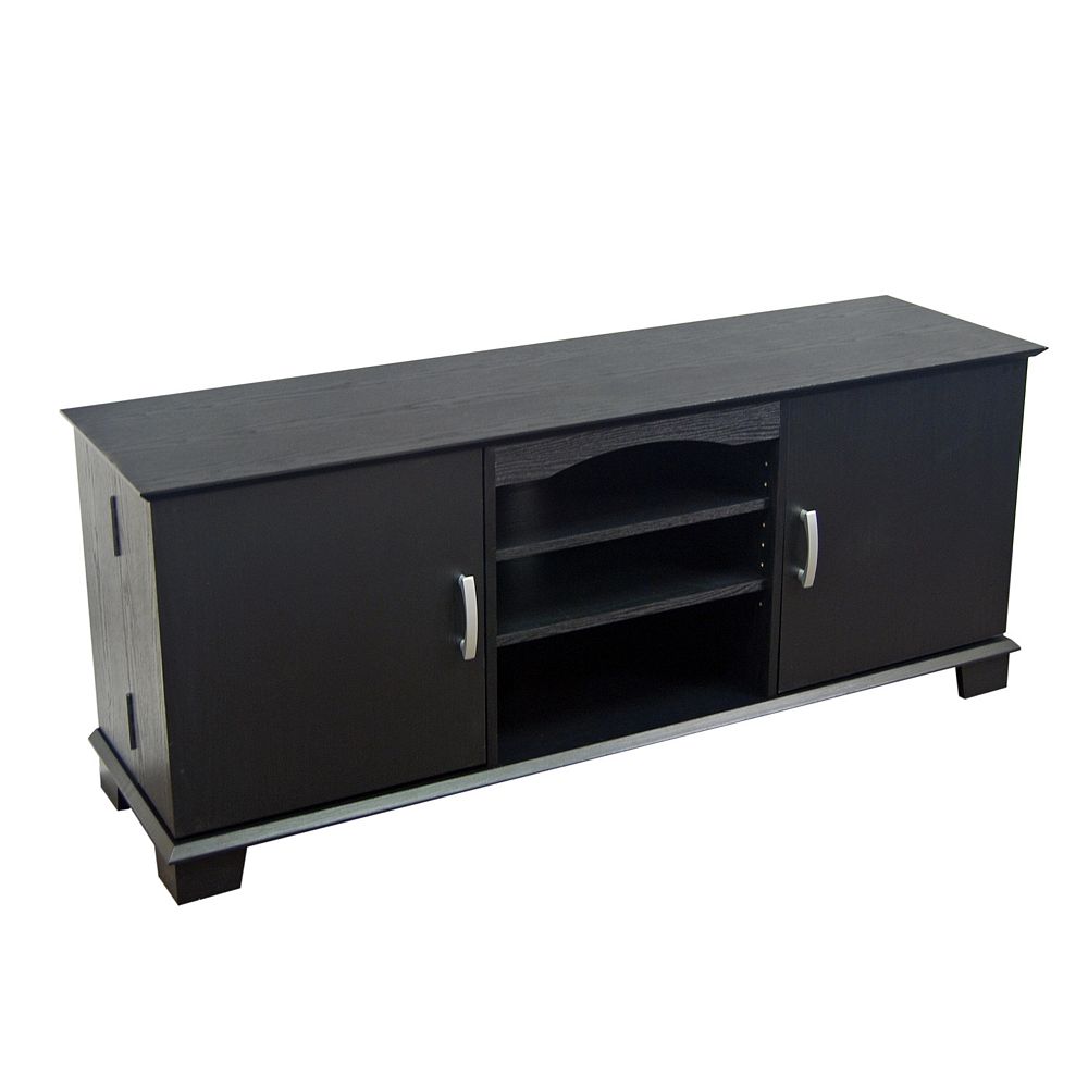 Welwick Designs Traditional TV Stand with Storage for TV's up to 66
