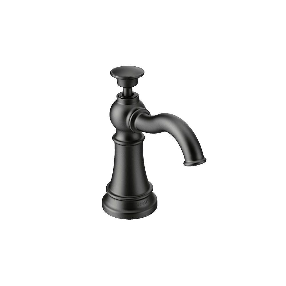 MOEN Traditional Soap Dispenser in Matte Black The Home Depot Canada