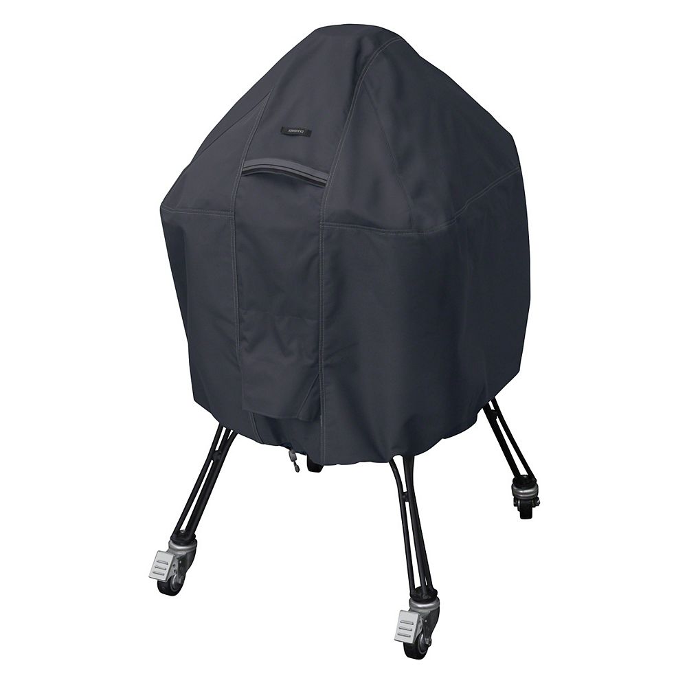 Classic Accessories Ravenna Black Kamado Ceramic Grill Cover Outdoor