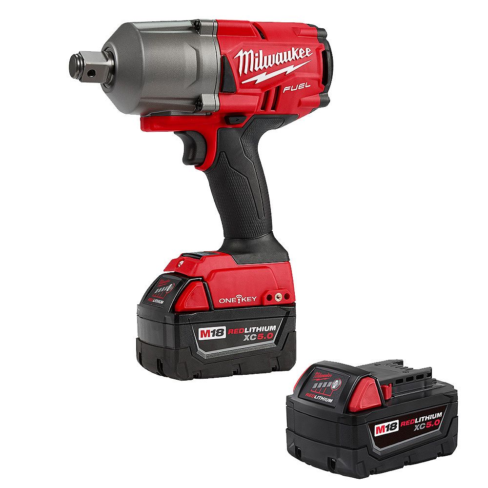 Milwaukee Tool M18 Fuel One Key 18 Volt Cordless 3 4 In Impact Wrench W Friction Ring Kit The Home Depot Canada