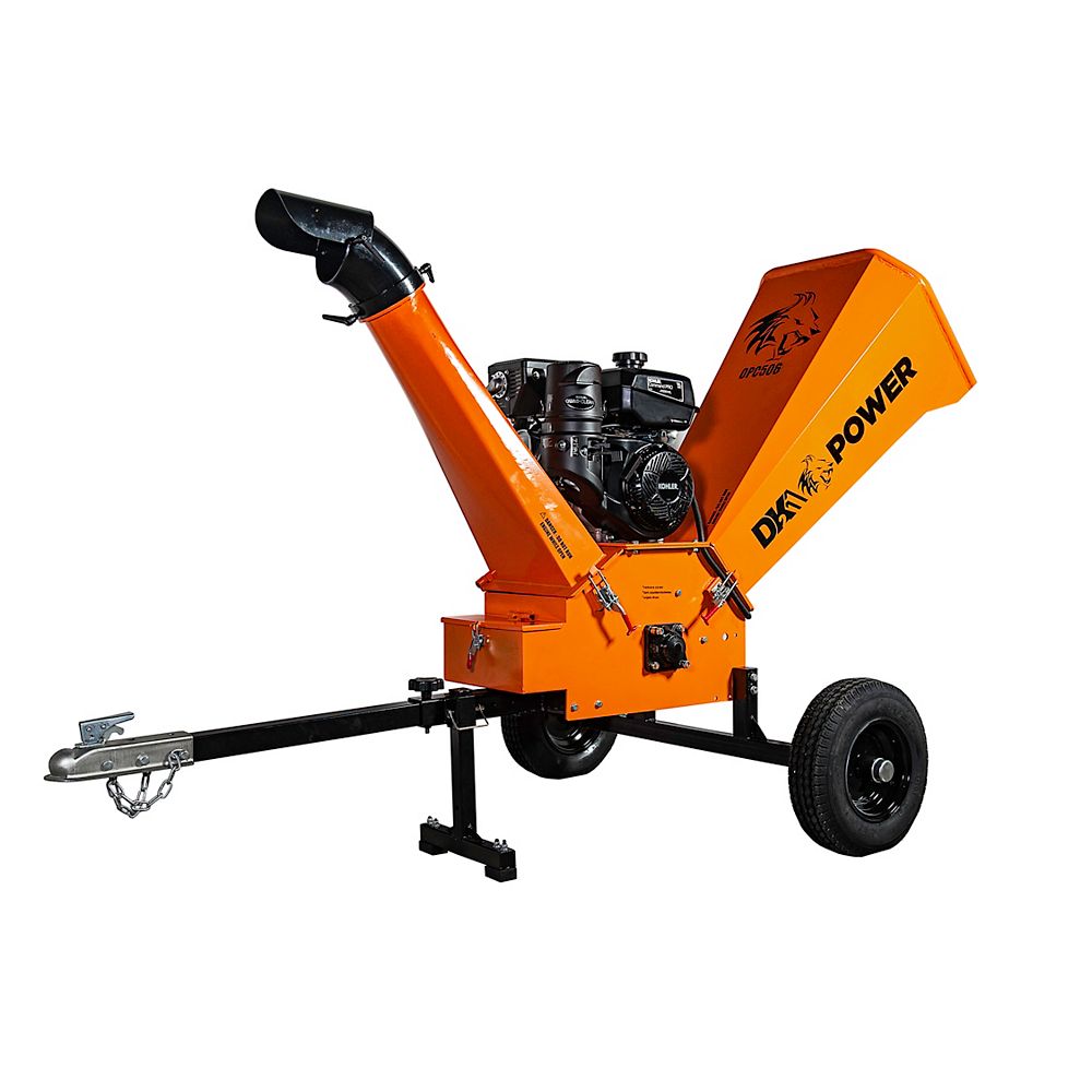 Detail K2 DK2 Power 6inch Kohler Commercial 14 HP 2400RPM Cyclonic Chipper Shredder The Home