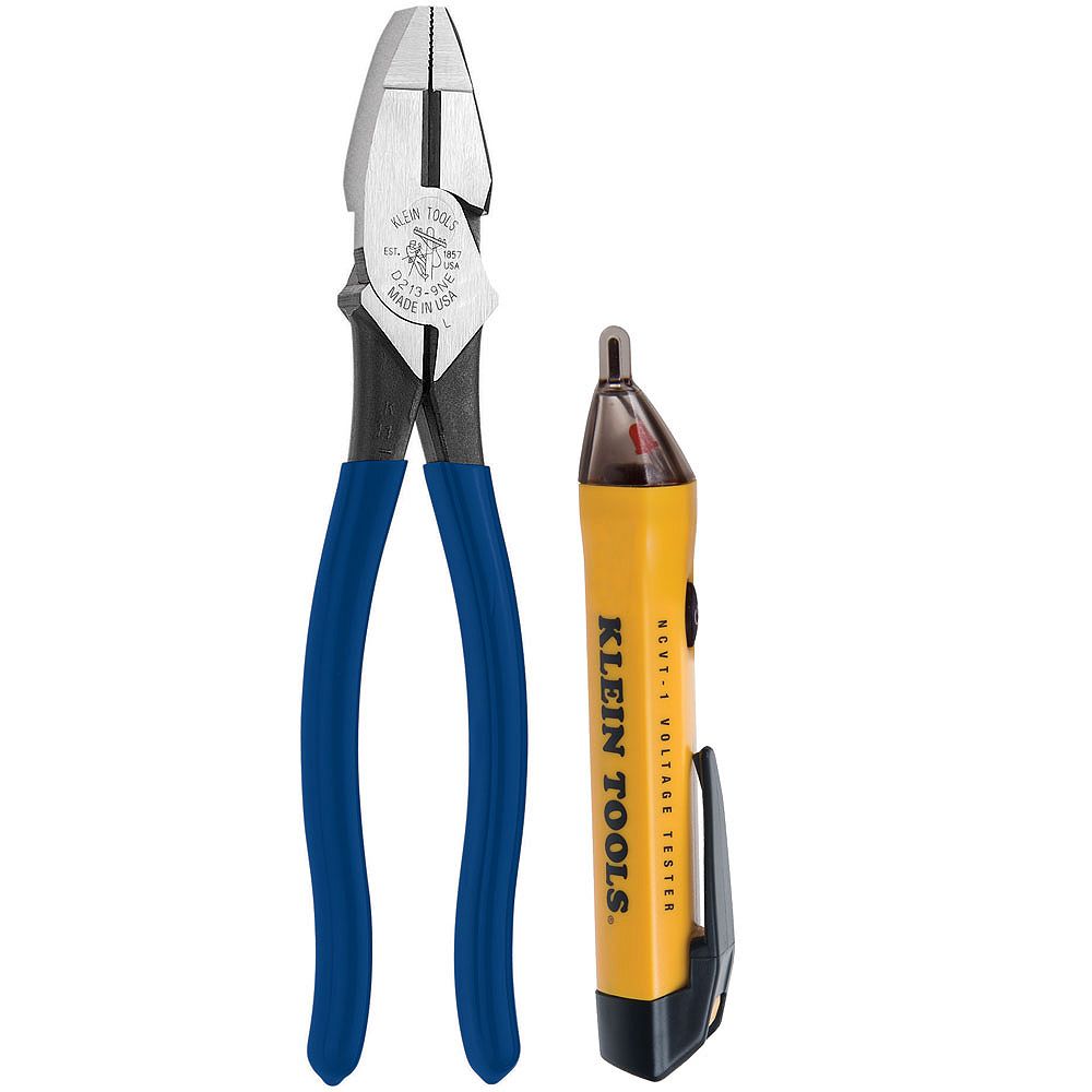 Klein Tools 2Piece Pliers and Tester Kit The Home Depot Canada