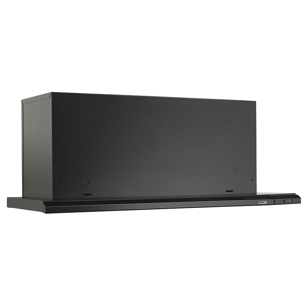 Broan Elite 30in 300 CFM Slideout range hood in black The Home Depot Canada