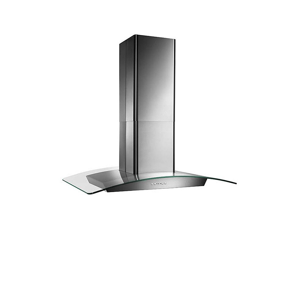 Broan Nutone 36 Inch Island Mount Range Hood 520 Cfm With Ductless Option Non Ducted Kit The Home Depot Canada