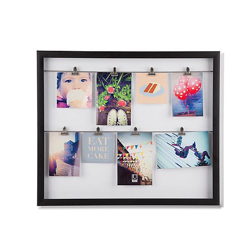 Umbra Clipline Photo Display Black