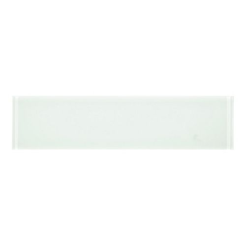 Riva Snow White 3-inch x 12-inch Glass Wall Tile (5sq.ft./ case)