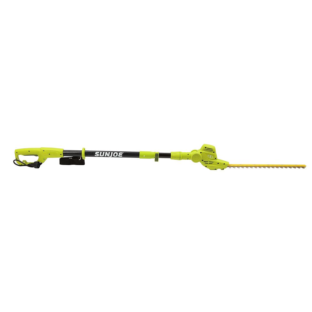 Sun Joe 18 inch Electric Telescoping Pole Hedge Trimmer The Home