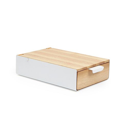 Reflexion Storage Box White/Natural