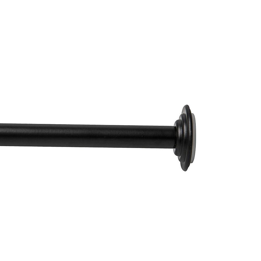 Umbra Coretto Tension Rod 2436 Matte Black The Home Depot Canada