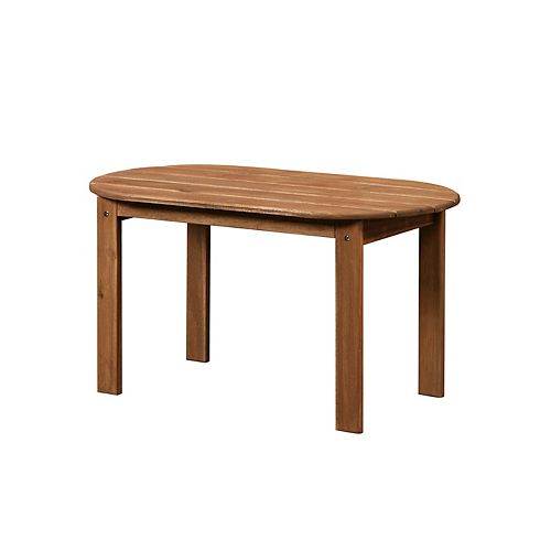 Adirondack Teak Finish Coffee Table