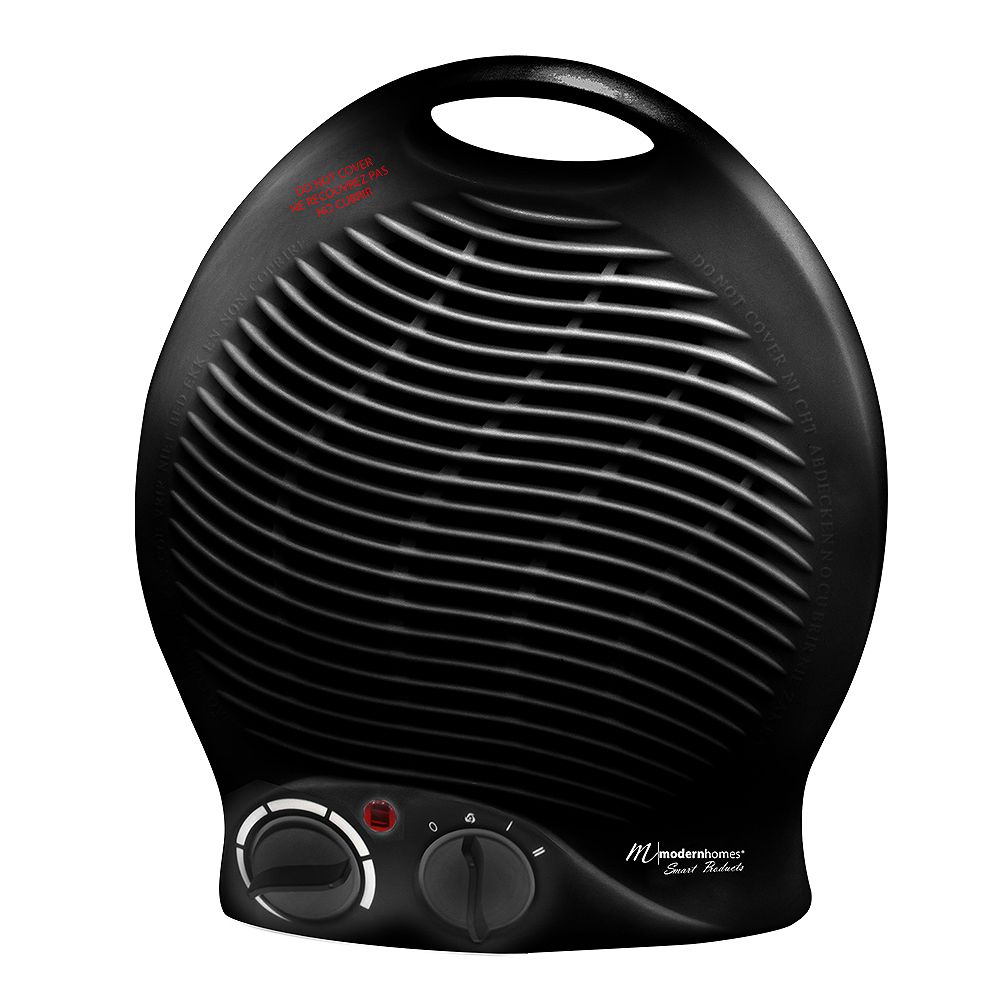 Modern Homes Electrical Fan Heater- Black | The Home Depot Canada