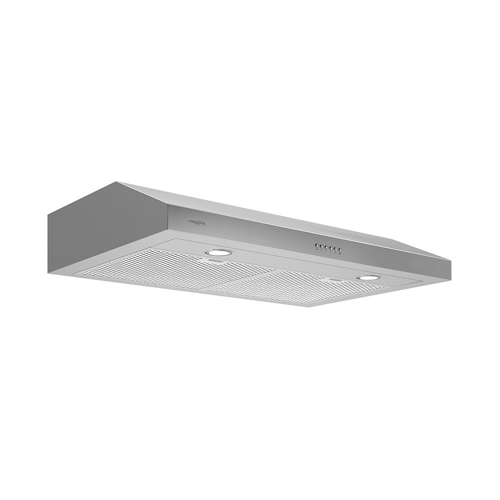 Ancona Slim S2C 30inch 575 CFM Ducted Range Hood in Stainless Steel The Home