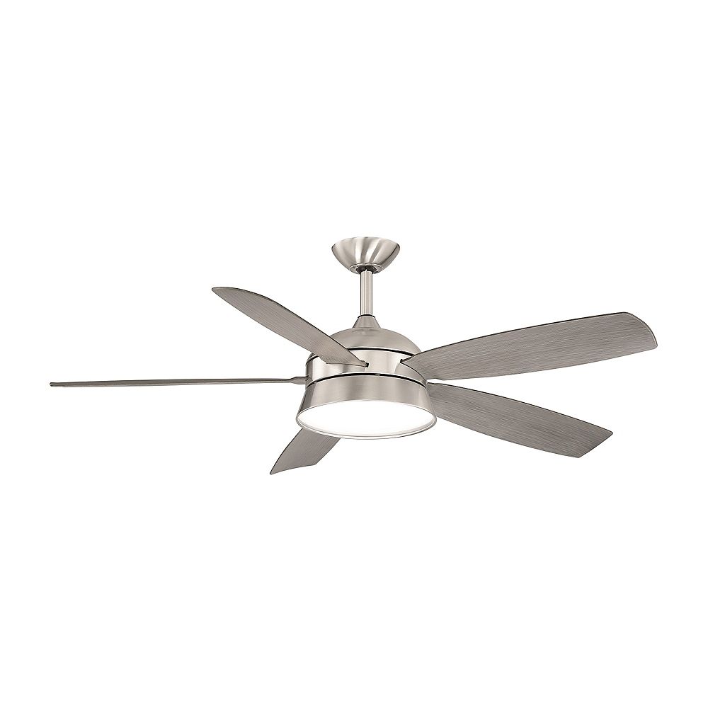 Home Decorators Collection 52 Inch Indoor Integrated Led Ceiling Fan With Wifi The Home Depot Canada
