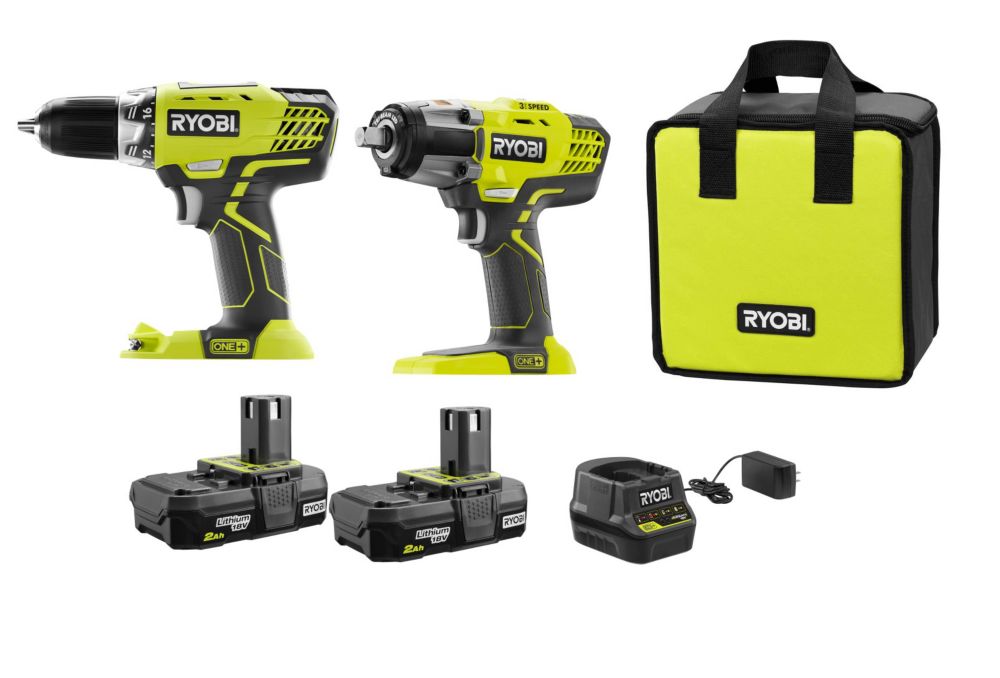 ryobi 18v drill and impact driver kit