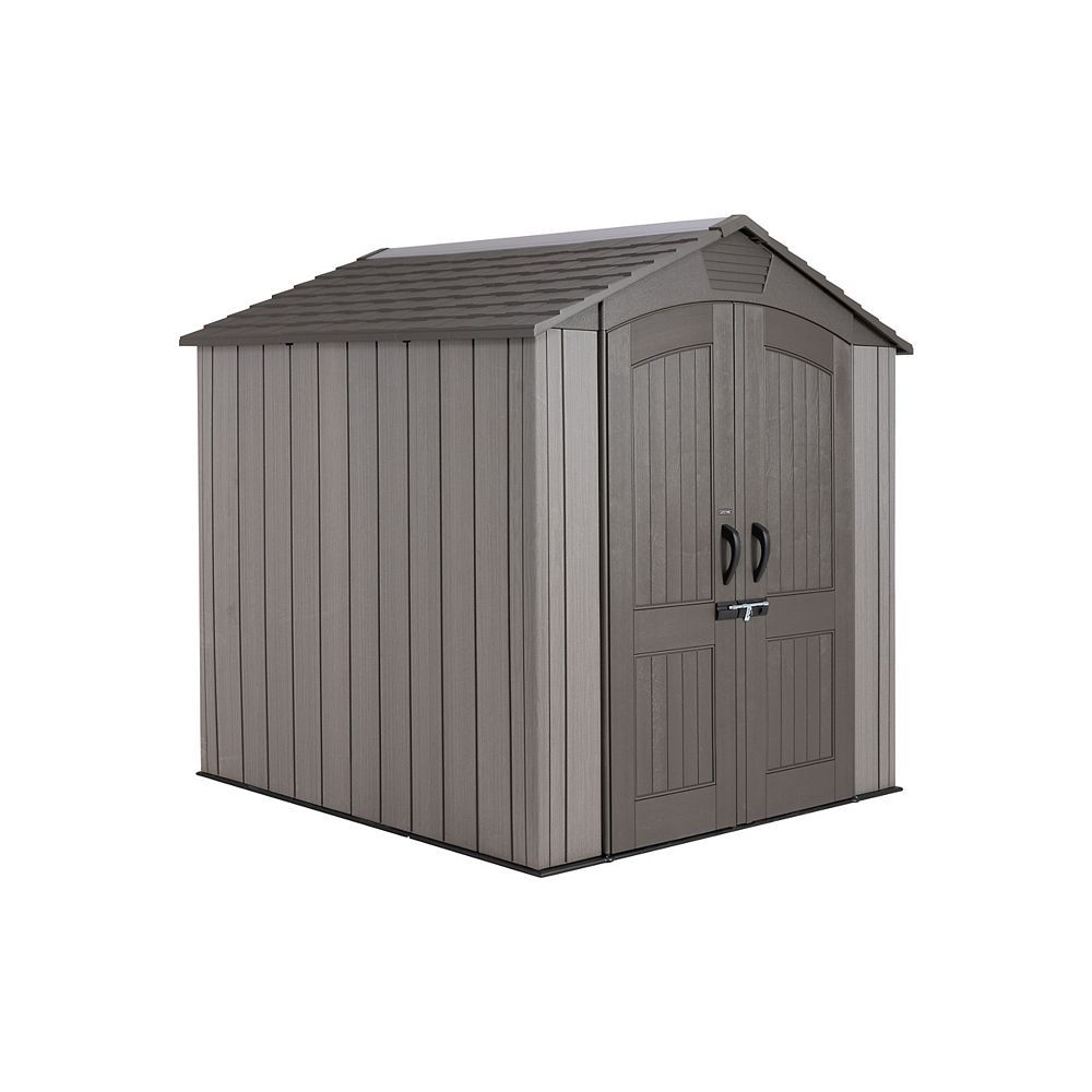 Lifetime 7 Ft X 7 Ft Rough Cut Outdoor Storage Shed