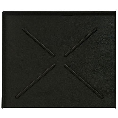 24.5 in. x 20.5 in. Black Dishwasher Pan