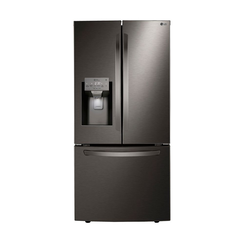Lg Electronics 33 Inch W 24 5 Cu Ft French Door Refrigerator With Water And Ice Dispenser