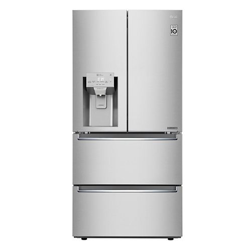 33-inch W 18.3 cu. ft. French Door Refrigerator with 2 Freezer Drawers in Smudge Resistant Stainless Steel - ENERGY STAR®