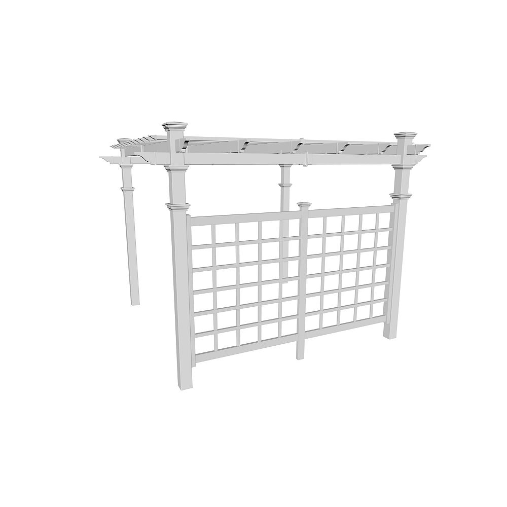 New England Arbors 10 ft. Privacy Trellis The Home Depot Canada