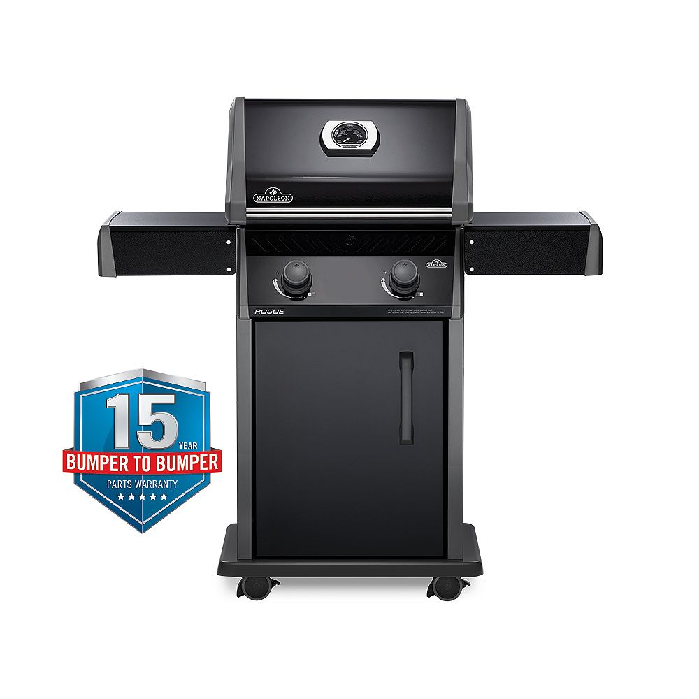Napoleon Barbecue au propane à 2 brûleurs Rogue 365, noir Home Depot