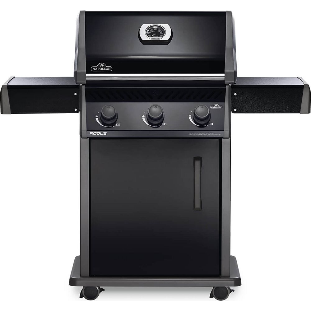 Napoleon Rogue 425 3Burner Propane Gas BBQ in Black The Home Depot