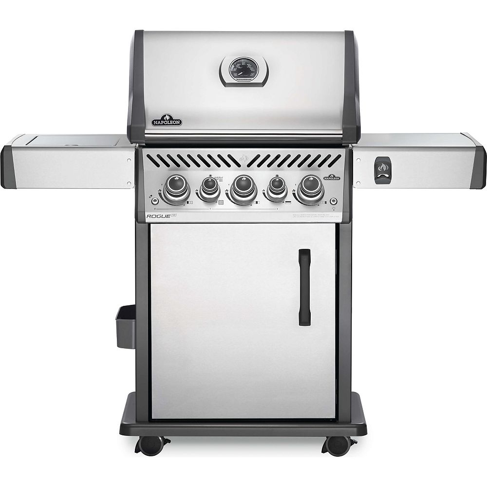 Napoleon Rogue SE425 3Burner Propane Gas BBQ in Stainless Steel with Infrared Side and R