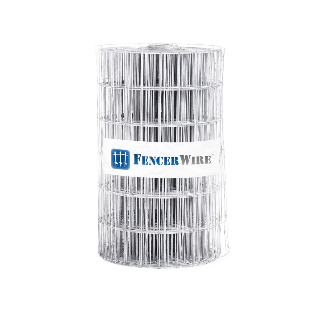 Fencer Wire 2 Inch X 4 Inch 4 Ft X 50 Ft 14 Gauge Galvanized Welded Fence The Home Depot Canada