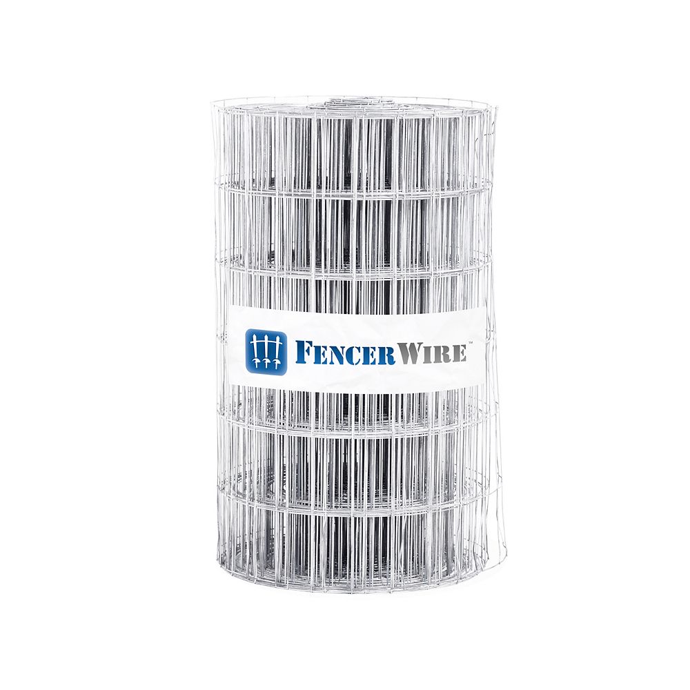 Fencer Wire 2 Inch X 4 Inch 4 Ft X 50 Ft 14 Gauge Galvanized Welded Fence The Home Depot Canada Fencer Wire 2 Inch X 4 Inch 4 Ft X 50 Ft 14 Gauge Galvanized Welded Fence The Home Depot Canada