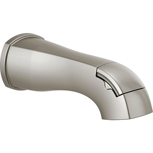 Stryke Diverter Tub Spout in Stainless Steel