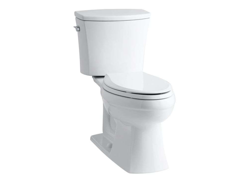 KOHLER Toilette Deux Pieces Allongee Comfort Height, 1,6 Gal/Chasse Home Depot Canada