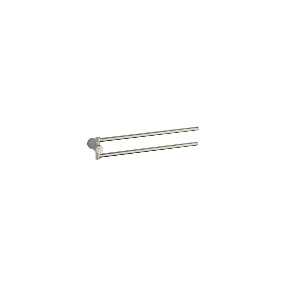 KOHLER Pivoting Towel Bar In Vibrant Brushed Nickel | The Home Depot Canada