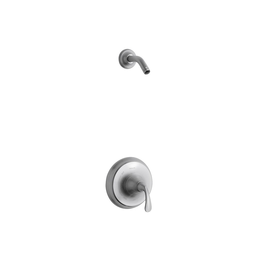 KOHLER Forté Sculpted RiteTemp Shower Valve Trim, Less Showerhead