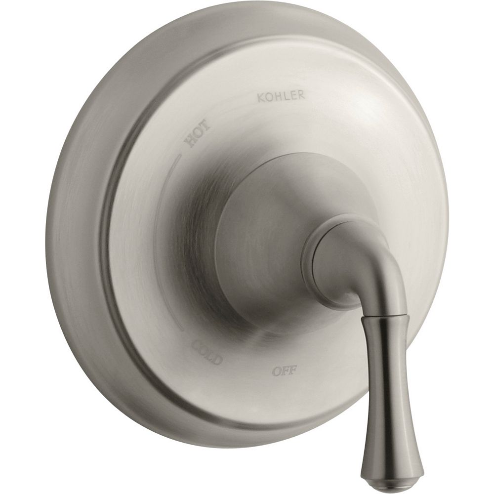 KOHLER Forté Traditional RiteTemp Valve Trim In Vibrant Brushed Nickel